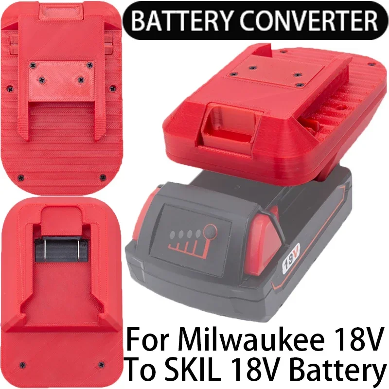 Adaptateur de batterie pour Milwaukee 18V Eddie ion vers SKCanon, convertisseur de batterie en dégrad, adaptateur portable, accessoires pour outils