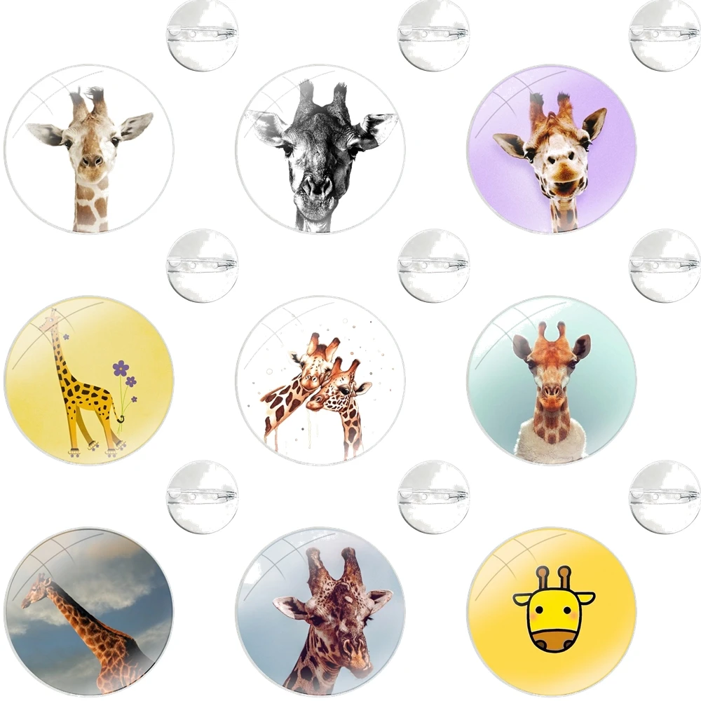 Pin Icons Brooch Jewelry Accessories Killer Giraffe