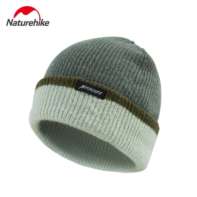 Naturehike Winter Hat Men Woman Double Layered Wool Hat Knit Cap Running Hat Warm Hat Hiking Camping Outdoor Hat