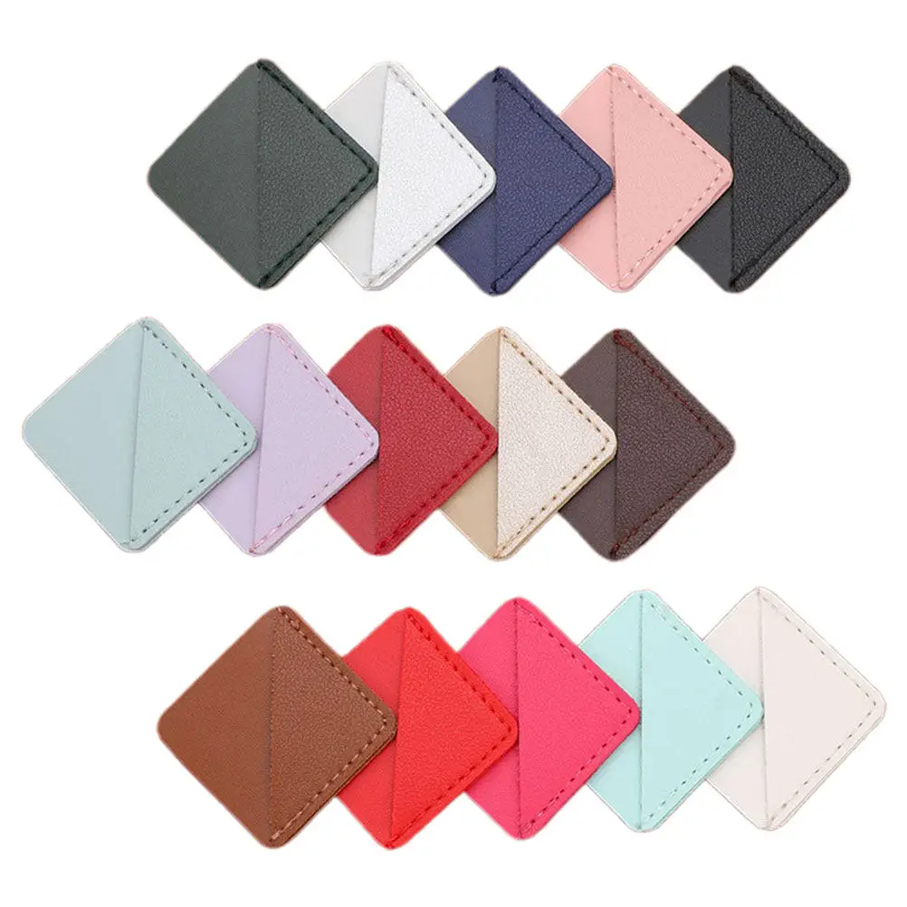20Pcs PU Square Corner Bookmarks Vintage Retro Book Corner Protectors for Readers Teachers Students Book Lovers Reading