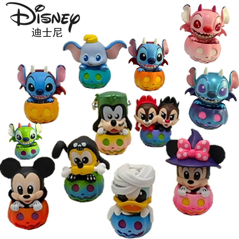 Scatola cieca Disney Topolino e amici Serie zucca Figura punto Halloween Dress Up Doll DecorateToys Regali del festival