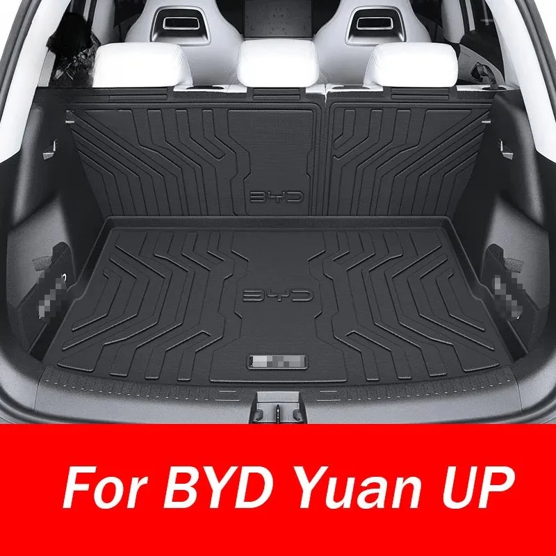 For BYD ATTO 2 Yuan UP 2024 2025 2026 Custom Fit Car Trunk Mat All Season Black Cargo Mat 3D Shaped Laser Measured Trunk Liners
