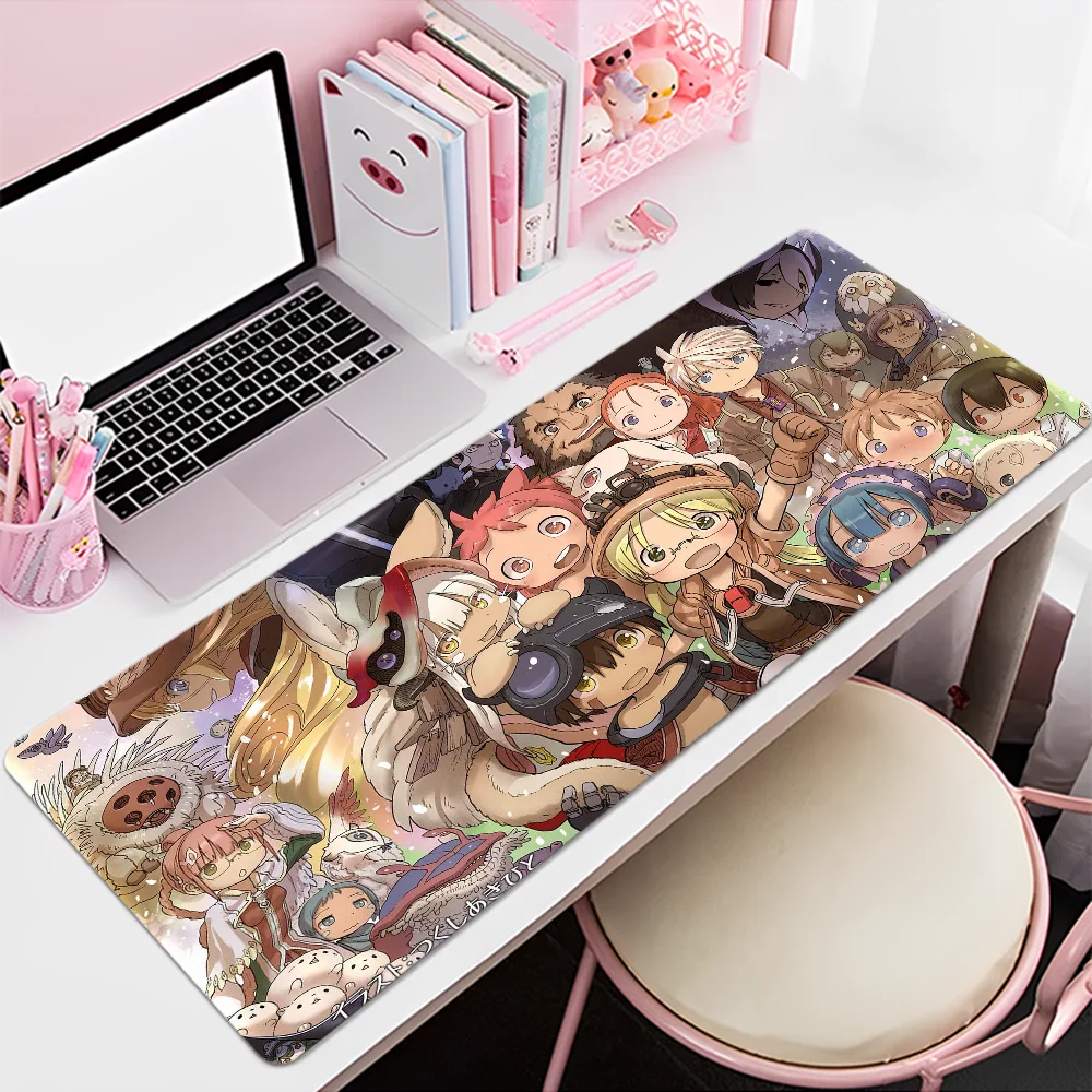 Made in Abyss anime Mousepad Custom Skin Cartoon Anime Gaming Mouse Pad Keyboard Mouse Mats Desk Mat Accessories edroom