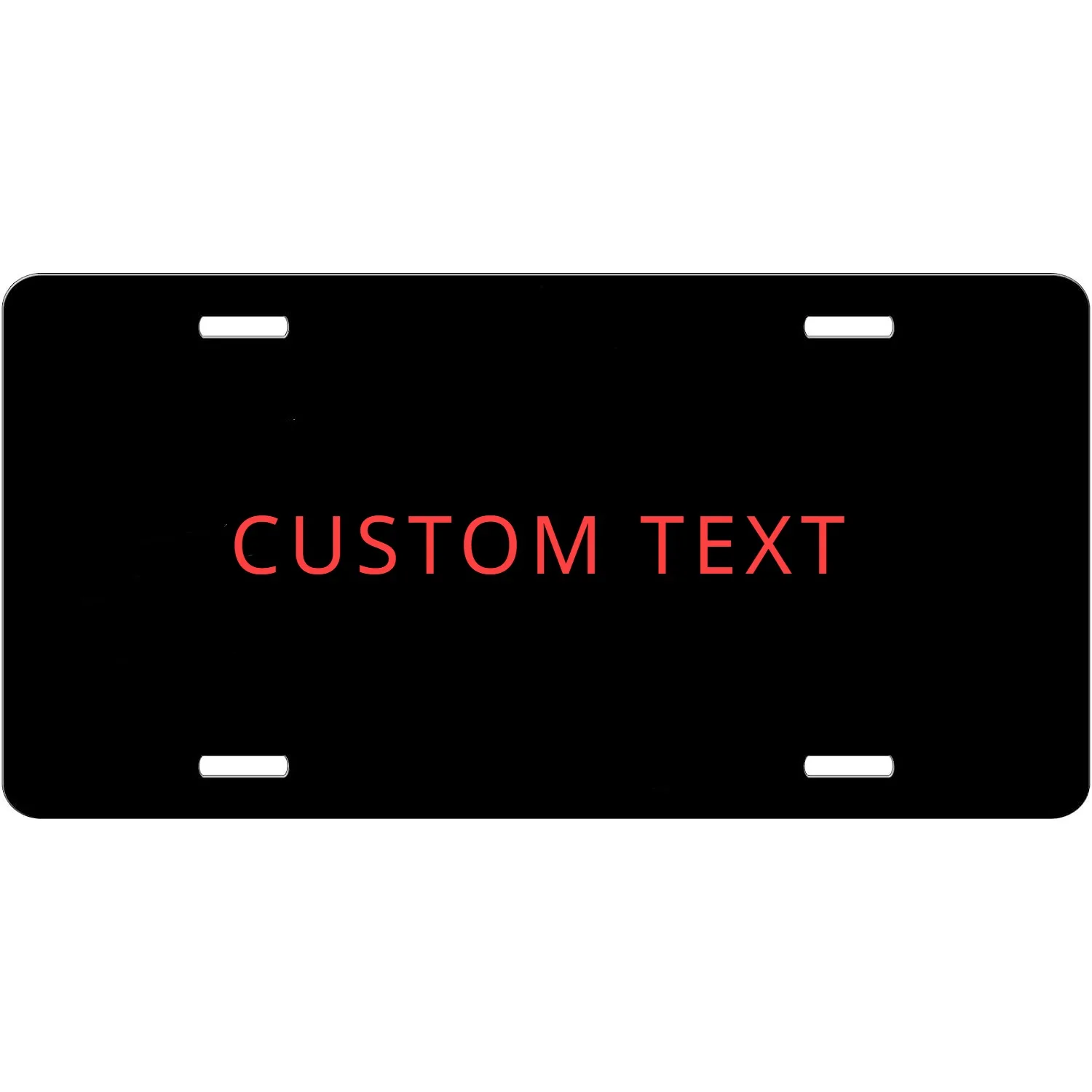 License Plate Custom Decorative Car Front License Plate Cover Metal Aluminum Decor Car Tag for Men Women 6X12Inch