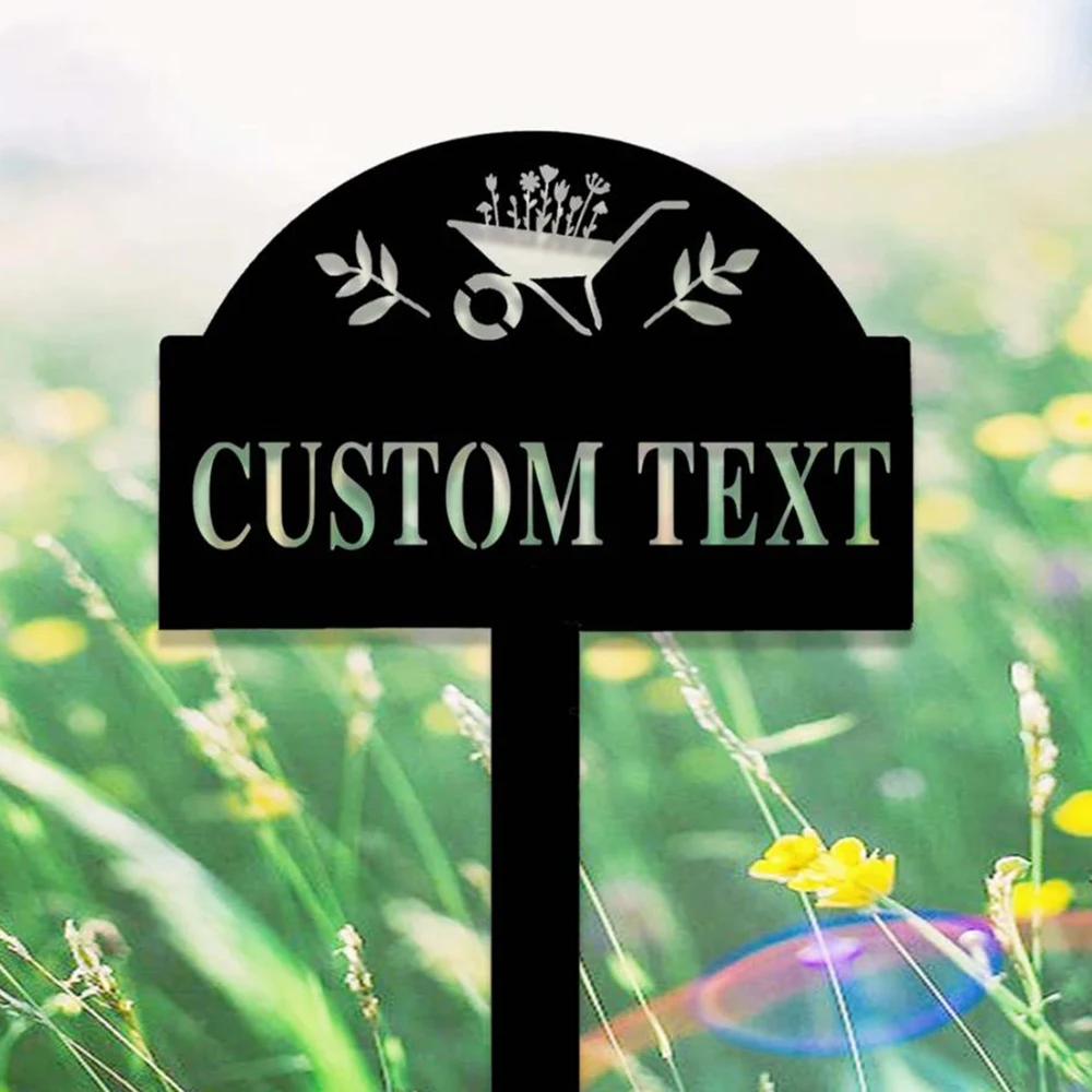 custom garden flags with stakes, metal garden flags, personalized garden stakes, yard flags, yard decorations, home garden flags