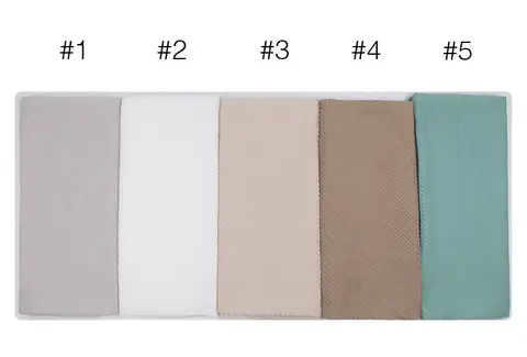 6 best sales प्लीटेड स्कार्फ हिजाब - №2