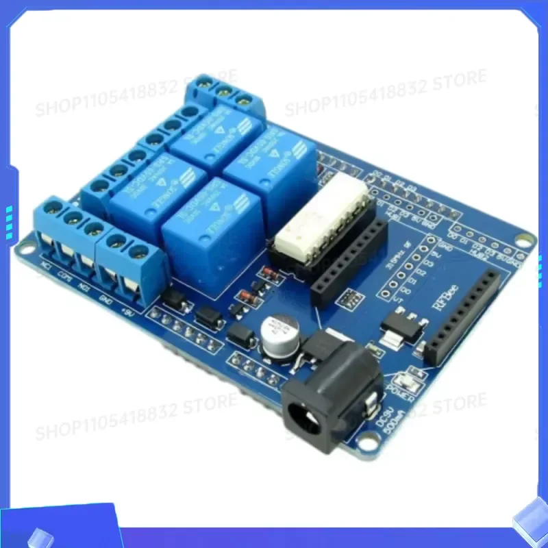 4 Way 5V Relay Expansion Board Shield V1.3 for Arduino Support Xbee Bluetooth Bee Wireless Programming Module
