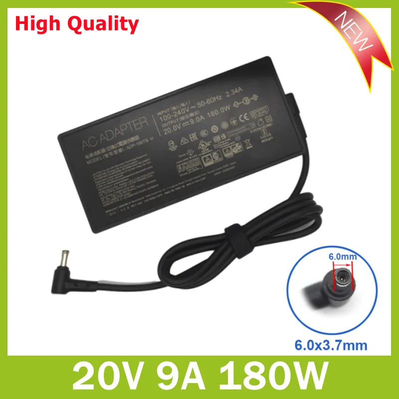 

180W 20V 9A ADP-180TB H AC Adapter Laptop Charger For Asus ROG 14 GA401I G14 GA5021 GA502D FX506LU Tuf Gaming A17 Power Supply