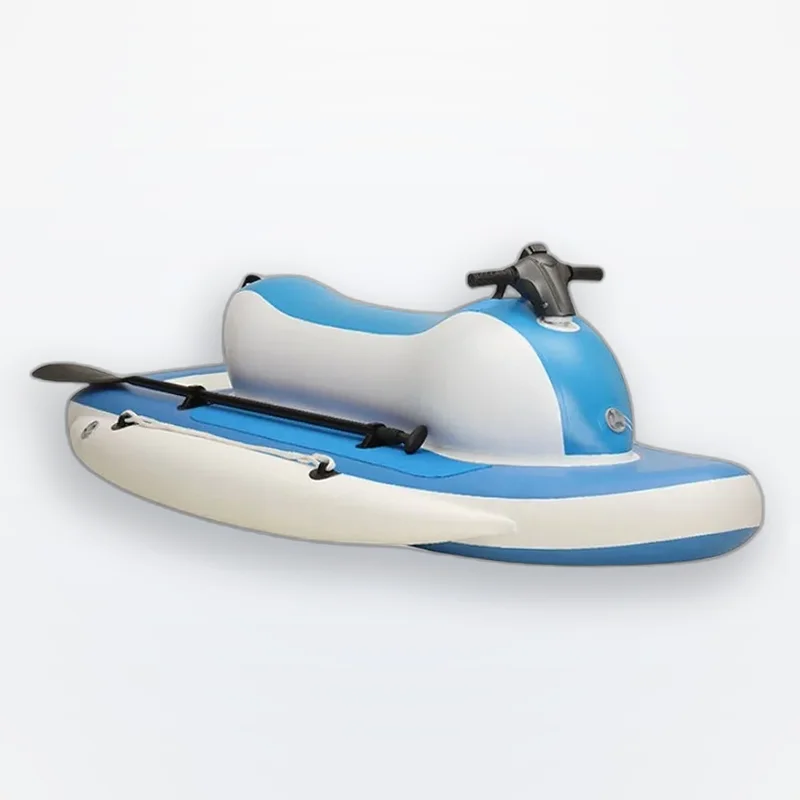 LXMT001 Electric Inflatable Jet Ski,3-11km/h Speed,200kg Max Load,2 Riders,700W Brushless Motor,Adults Water Sports,Lake Beach