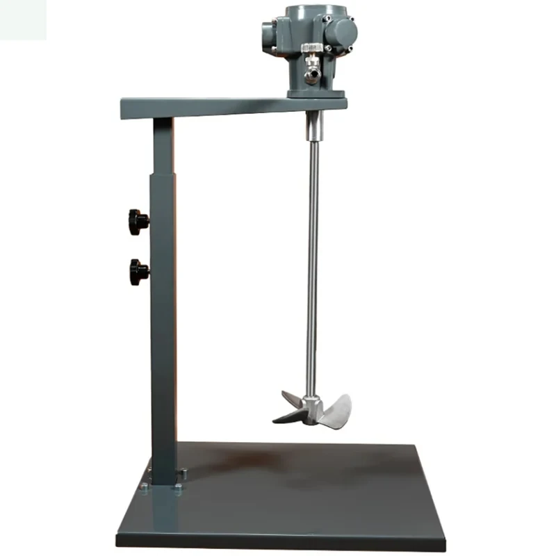 5 Gallon Mixer With Stainless Steel Impeller Pneumatic Mixer Manual Lift Paint Mixer Machine Mixing Paint Tool