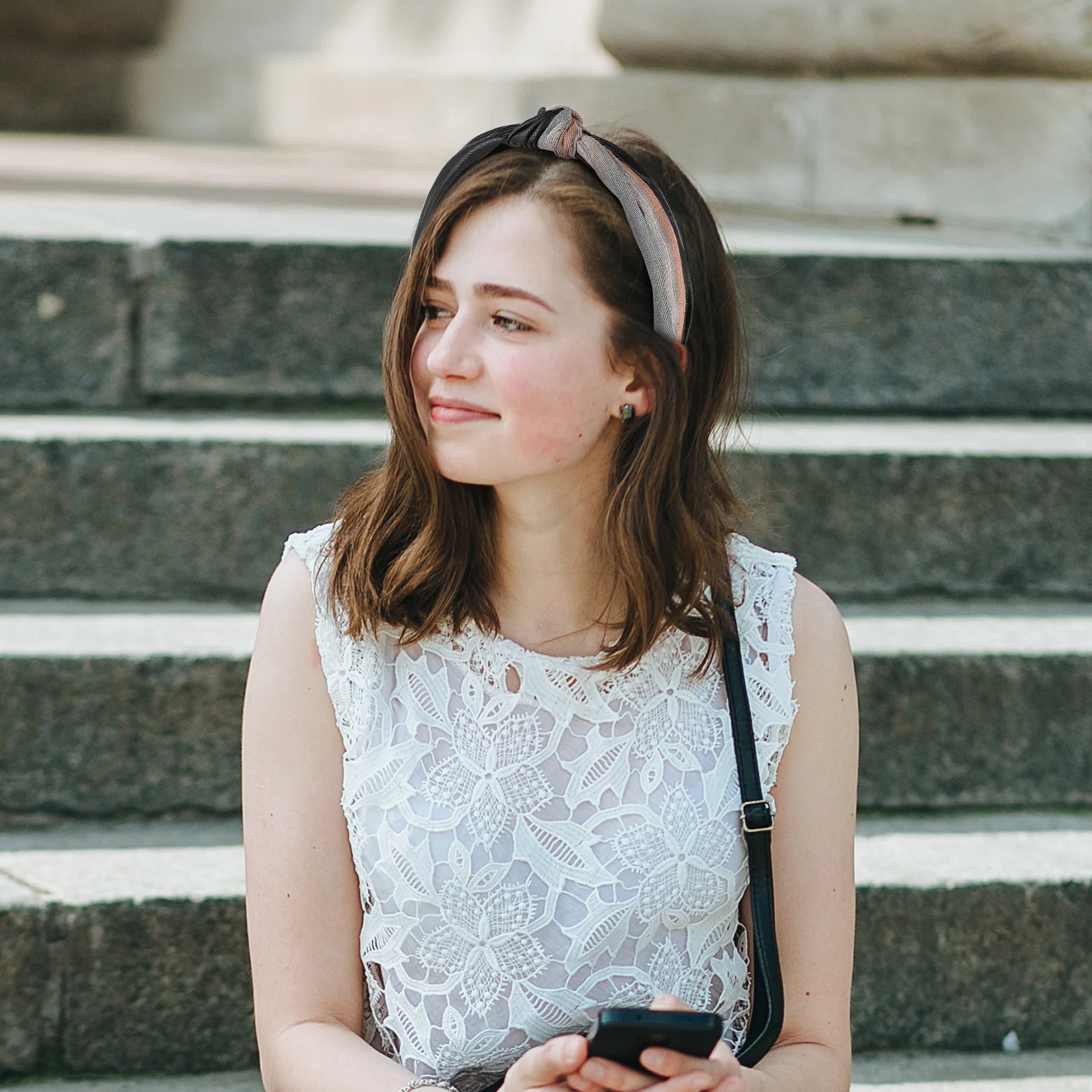 

Wide Knotted For Women Boho Non Slip Hair Accessory Face Washing Headband Trendy Skin Care Hairband Fall Top Knot Headband