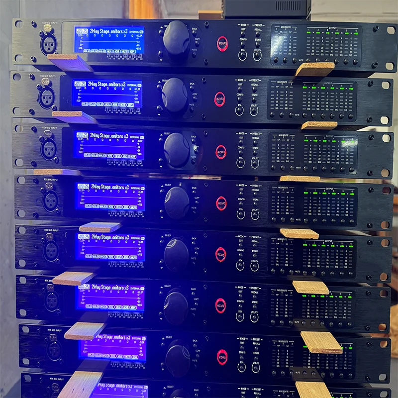 Microphone Sound Correction DSP Processor Stage Singing Professional Equipment