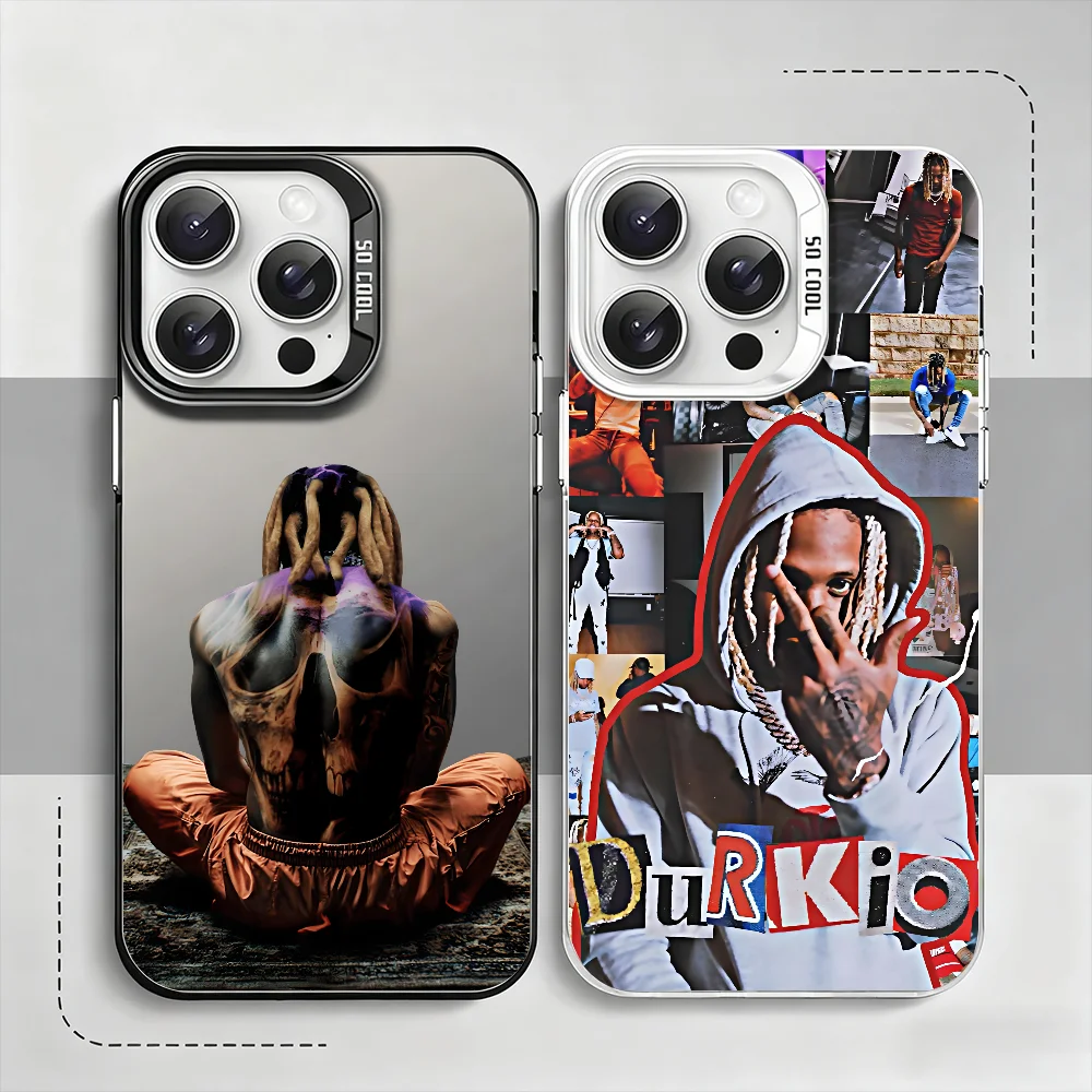 

Rapper L-Lil D-Durk Phone Case For IPhone 12 11 13 14 15 16 17Max Pro Plus Mini Protective IMD Color Cover