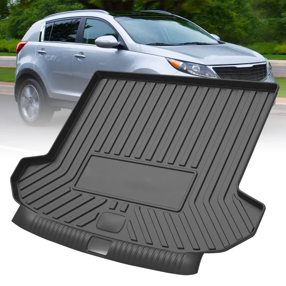 TPE Car Trunk Mats For Kia Sportage 2011 2012 2013 2014 2015 2016 2017 -2022 Rubber Cargo Liner Waterproof Protective Pads