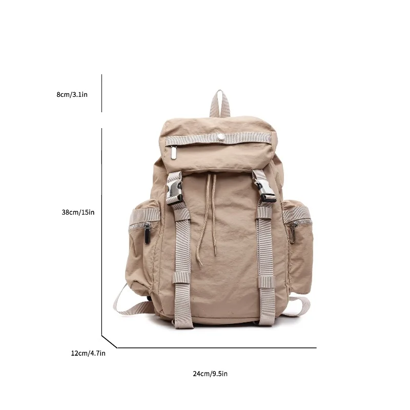 2026 Minimalism Woman's Backpacks Stylish Lightweight School Bags for Students Commuting Large Capacity Travel Backpacks Women