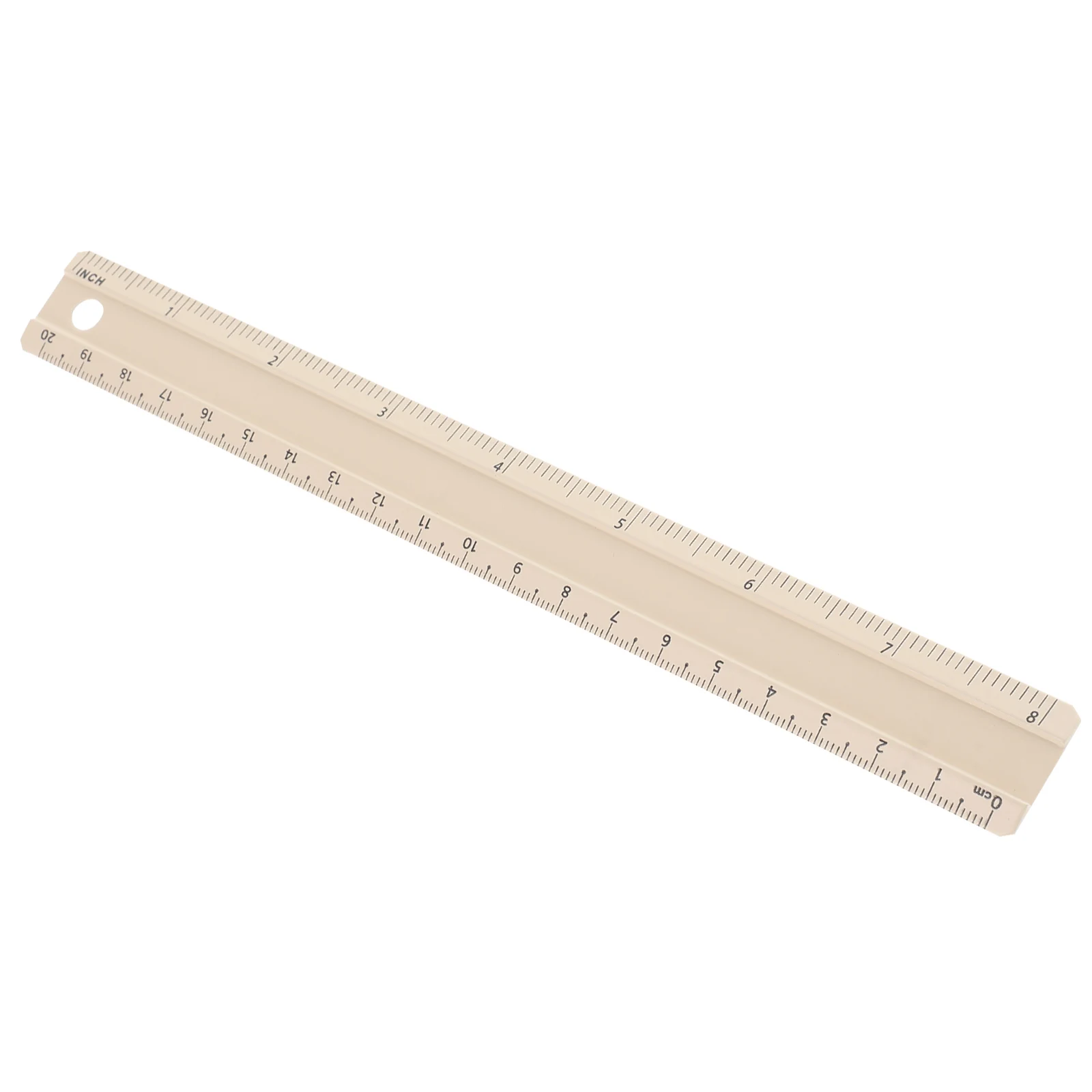 

Aluminum Alloy Ruler Measurement Tools Straight Kids Drawing Stationery Drafting Beige Child