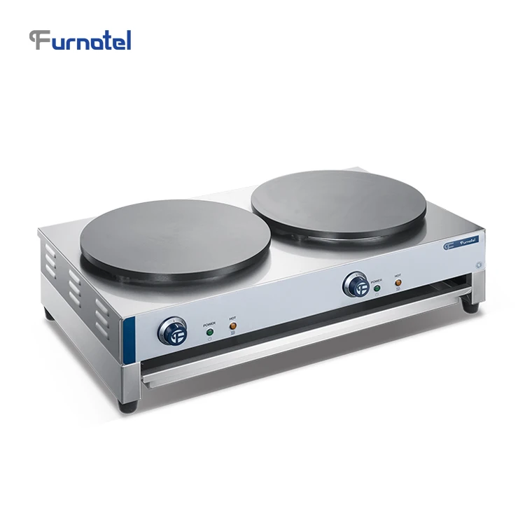 Counter Top Crepe Makers 2-Plate Crepe Pancake Making Machine