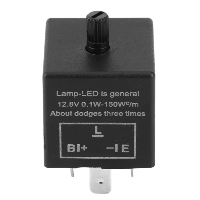 12V 3PIN Relay Motorcycle Turn Signal Lights LED Flashing Converter Tool Electronics Regulator Kit 4x4 Car Accessories Universal
