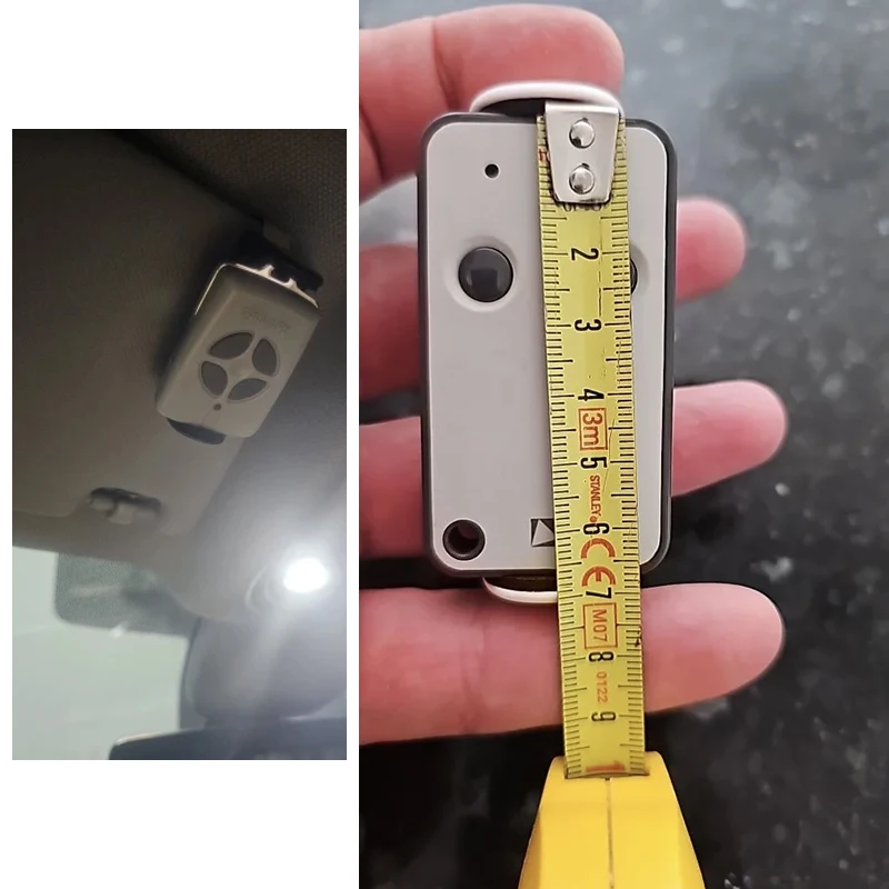 47-70mm New Garage Remote Control Visor Clips Adjustable Stand Car Sun Visor Clip Holder Mount Gate Remote Control Stand Clip