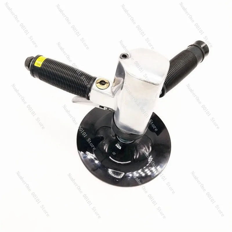 DR-2401 7 Inch Pneumatic Polishing and Waxing Machine, Air Powered Car Polisher Buffer Tool for Auto Detailing
