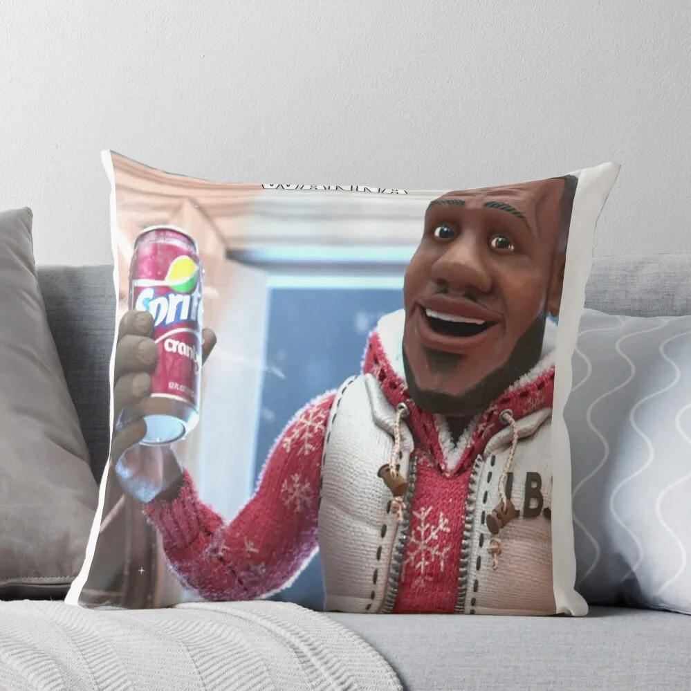 Sprite Cranberry - Wanna Sprite Cranberry? Meme ****TOP ZOZZLE**** Throw Pillow Decorative Cushion christmas pillowcases