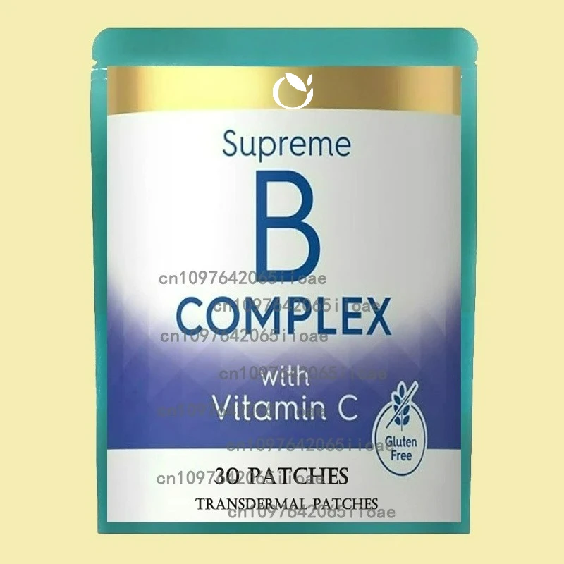 

30 Patches Vitamin B Complex Transdermal Patches for Immune, Energy