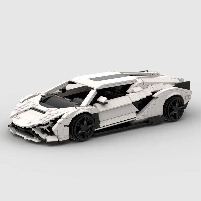 MOC-60269 New Classic Supercar FKP 37 1:16 Racing Building Block Model 1372 Parts Boys Kids Educational Building Blocks Toy Gift