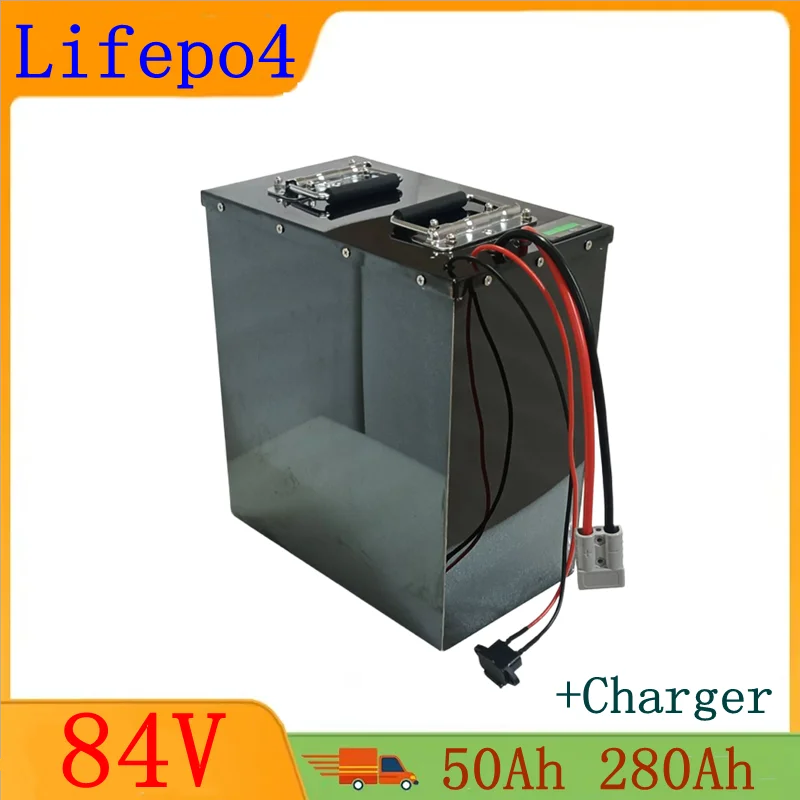 

BMS 27S 84V 100Ah 50Ah 85Ah 140Ah 170Ah 200Ah 280Ah Lithium Lifepo4 Battery for 8KW 12KW EV Motorcycle Sightseeing Car