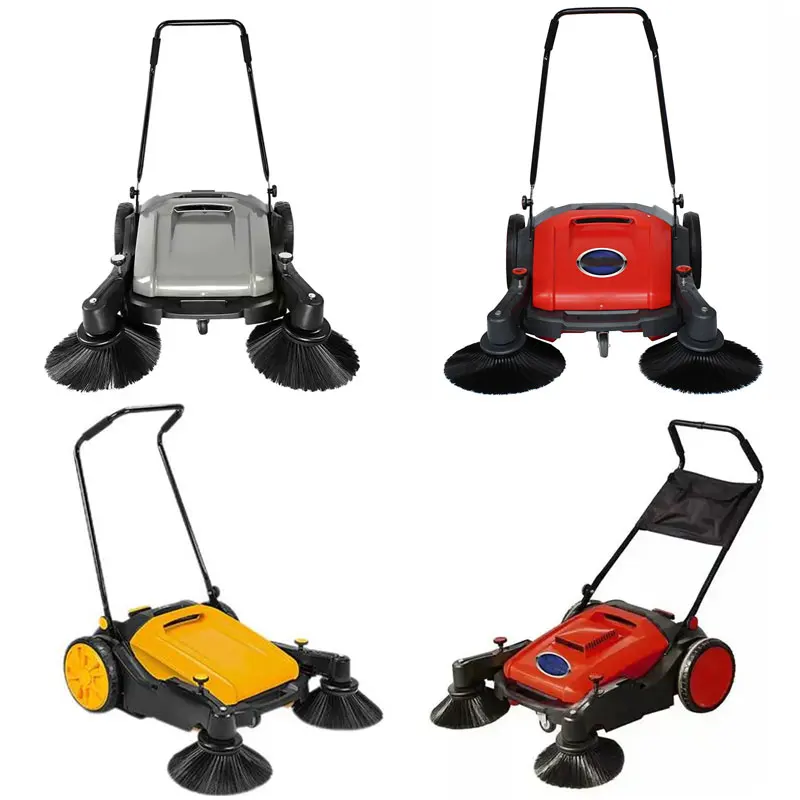 

Manual Floor Sweeper Wholesale Hand Propelled Mini Street Road Sweeper Hand Floor Water Sweeper