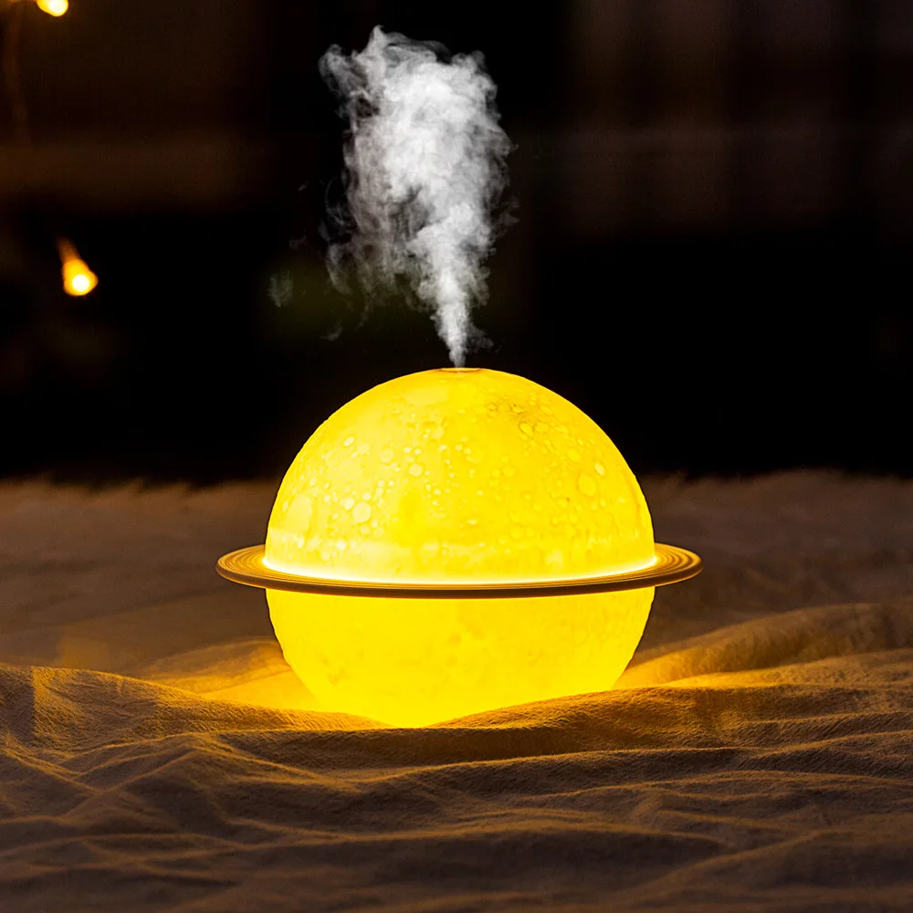 Planet light humidifier USB small night light bedroom desktop moon light air purifier star sky atmosphere light