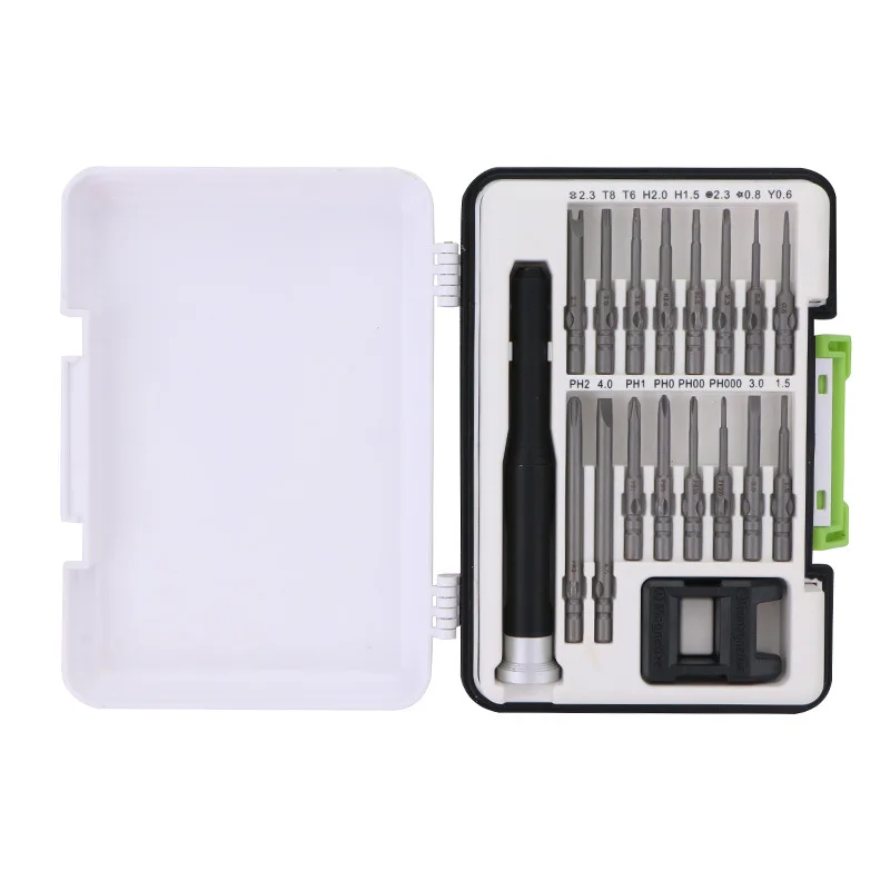 18 In 1 Precision Screwdriver Set S2 Bits Demagnetizer Disassembly Tools