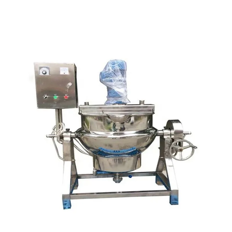 Commercial Automatic Cooking Machine 304 Stainless Steel Commercial Cooking Pot with Mixer for Winery Motor As Core Component
