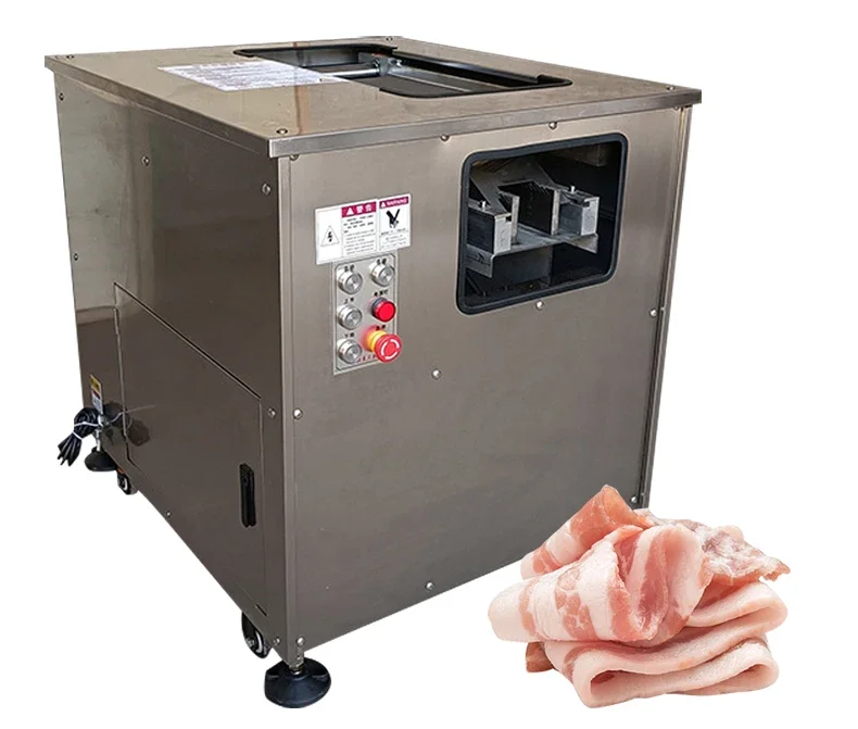 Automatic Oblique Fish Cutting Machine Electric Black Fish Boiled Fish Slicer Machine