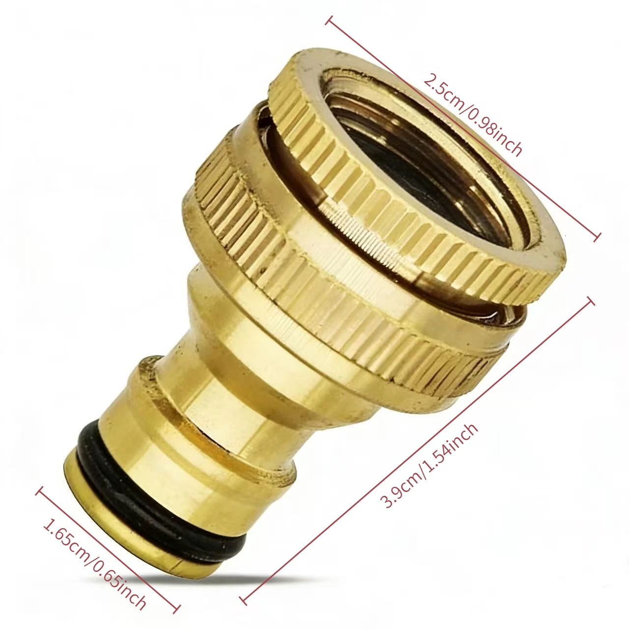 Washing machine 4-point/6-point nipple aluminum water faucet conversion multifunctional connector standard water connection car