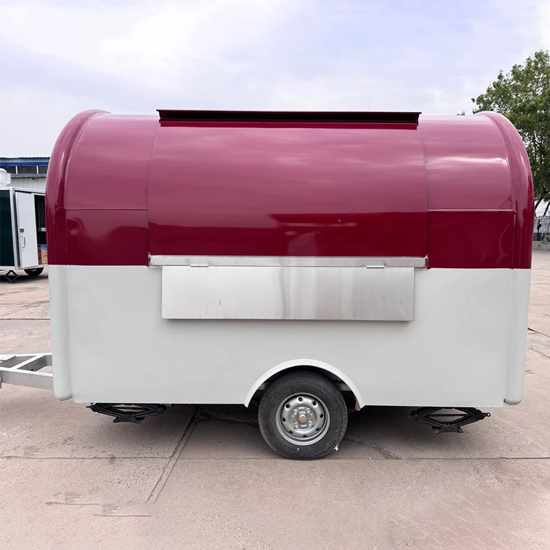 

Luxury Food Trailer with Full Kitchen Pizza Food Truck Restaurant Concession Trailer Mobile Hot Dog Vending Truck
