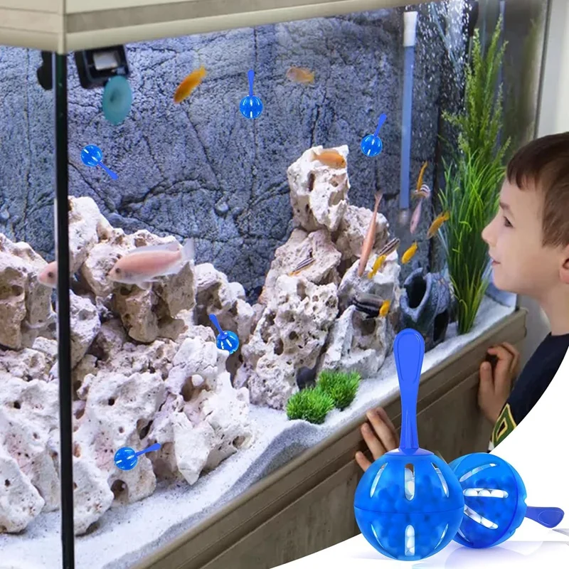 12Pcs Cleaning Ball Fish Tank Cleaner Works In All Humidifiers And Fish Tanks, Purifies Water, Eliminates Dust And Odor