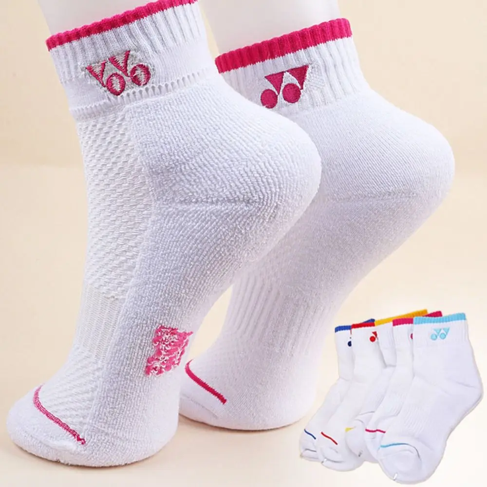 

Cotton Badminton Sport Socks Creative Multicolor Thicken In Tube Socks Breathable Odor Prevention Towel Bottom Socks Unisex