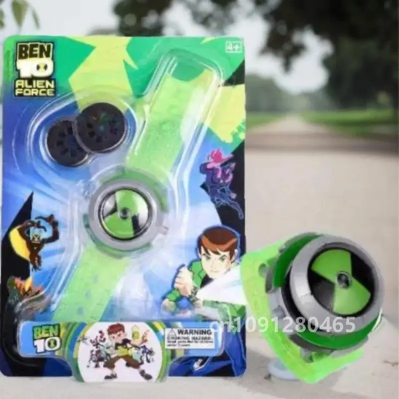 Original BEN10 Omnitrix Ben Tennyson Projection Watch Transformation Device Sound Light Action Figure Toy Collect Ornaments