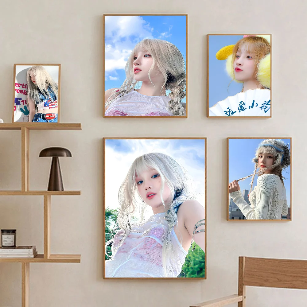 Kpop (G)I-DLE Song Yuqi Posters Stickers Living Room Bedroom Entrance Cafe Wall Art Decoration Painting Room Home Aesthetic