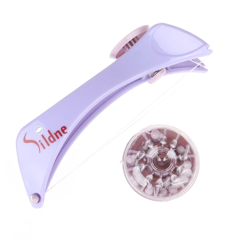 Women Hair Removal Epilator Mini Facial Hair Remover Spring Threading Face Defeatherer for Cheeks Eyebrow DIY Makeup Beauty Tool