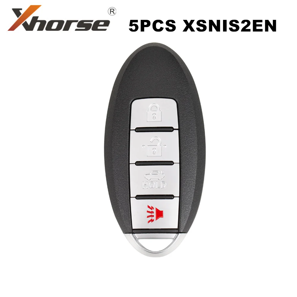 Xhorse XSNIS2EN Smart Key for Nissan Style 4 Buttons 5pcs/lot