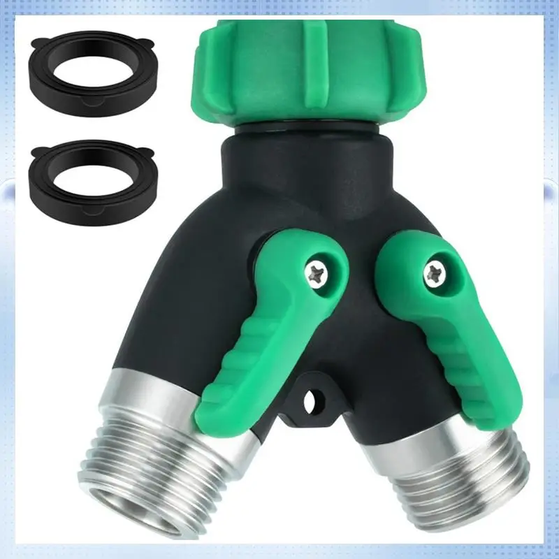 

AD-Y-Type Stainless Steel 3/4GHT Diverter For US Garden Irrigation, 6-Point Quick Nipple Connector