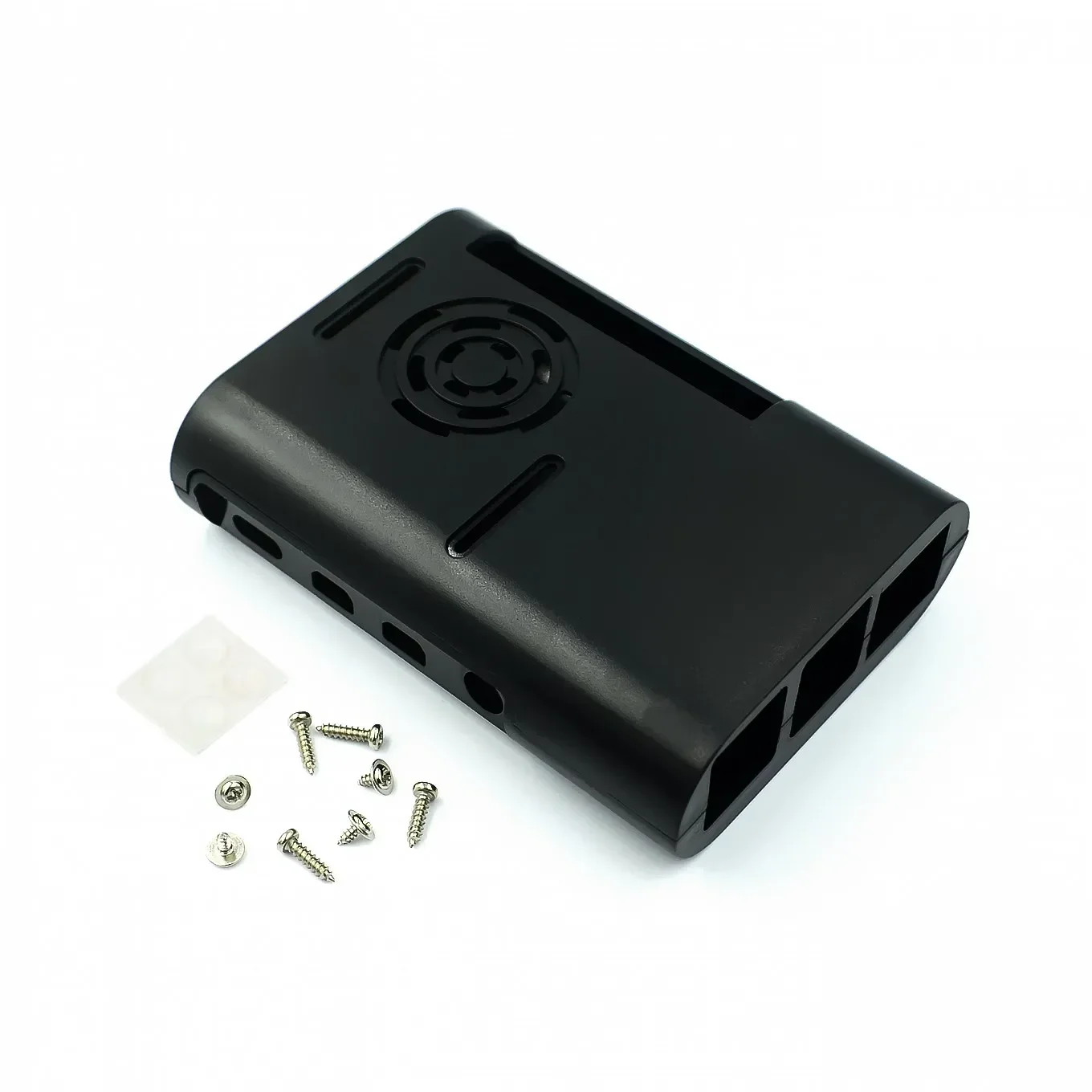 for Raspberry Pi 4!!! New!Pi Box ABS case with Fan module for for Raspberry Pi 4B + 3pcs pure aluminum heat sink