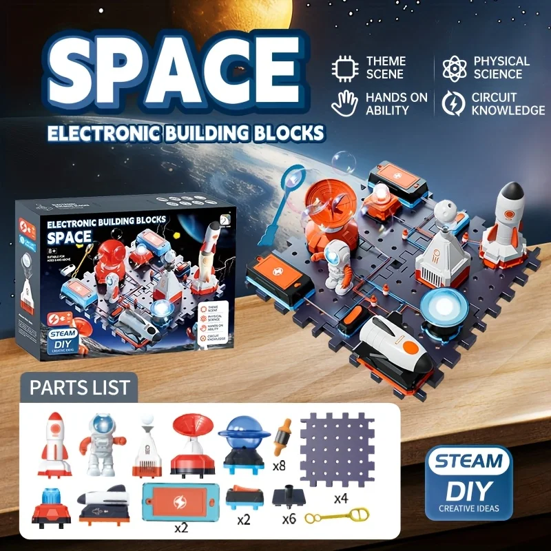 science-horse-electronic-building-blocks-children's-model-assembly-toys-the-best-choice-for-birthday-gifts-and-holiday-gifts