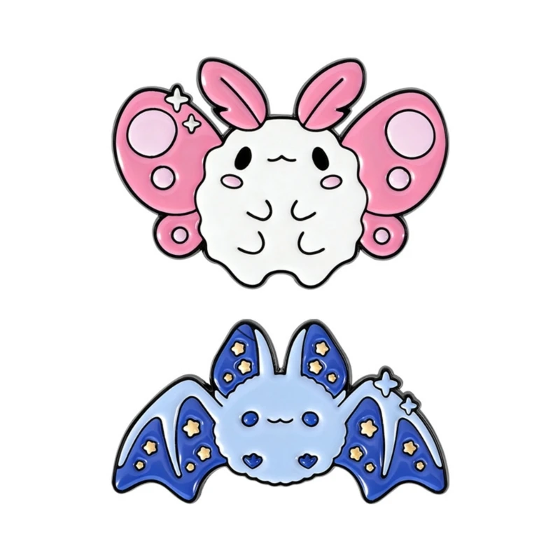 367C Funny Cartoon Animal Brooch Trendy Alloy Accessory For Bags Clothes Hats