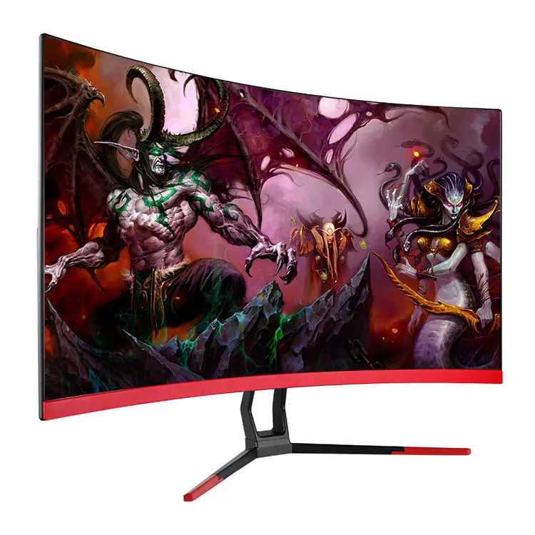 1800R 27 inch FHD 1K/2K 144hz/165hz Curved display LED gaming  with full viewing