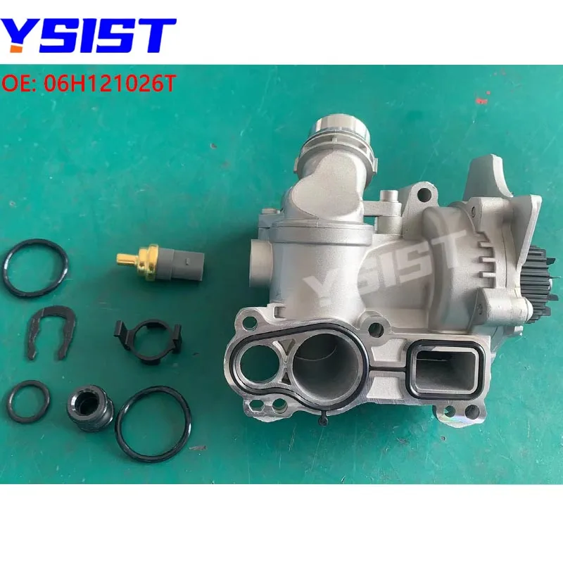 

Aluminum Water Pump For Audi A4 A5 A6 TT VW Jetta Tiguan Golf GTI Eos CC 2.0T 06H121026T