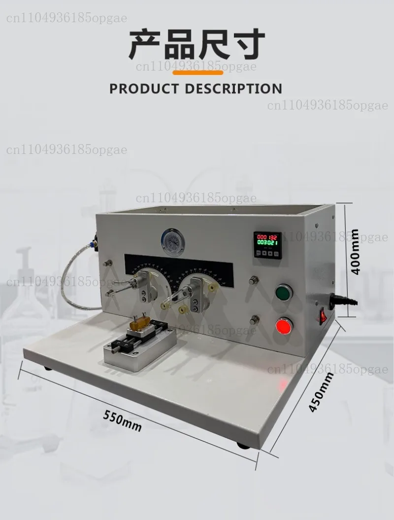 Opening and closing testing machine metal plastic spectacle frame fatigue testing device spectacle frame hinge tester