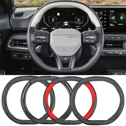 Leather Car Steering Wheel Cover for K4 GT-line K4 2024 2025 Non-slip Auto Interior Accessories
