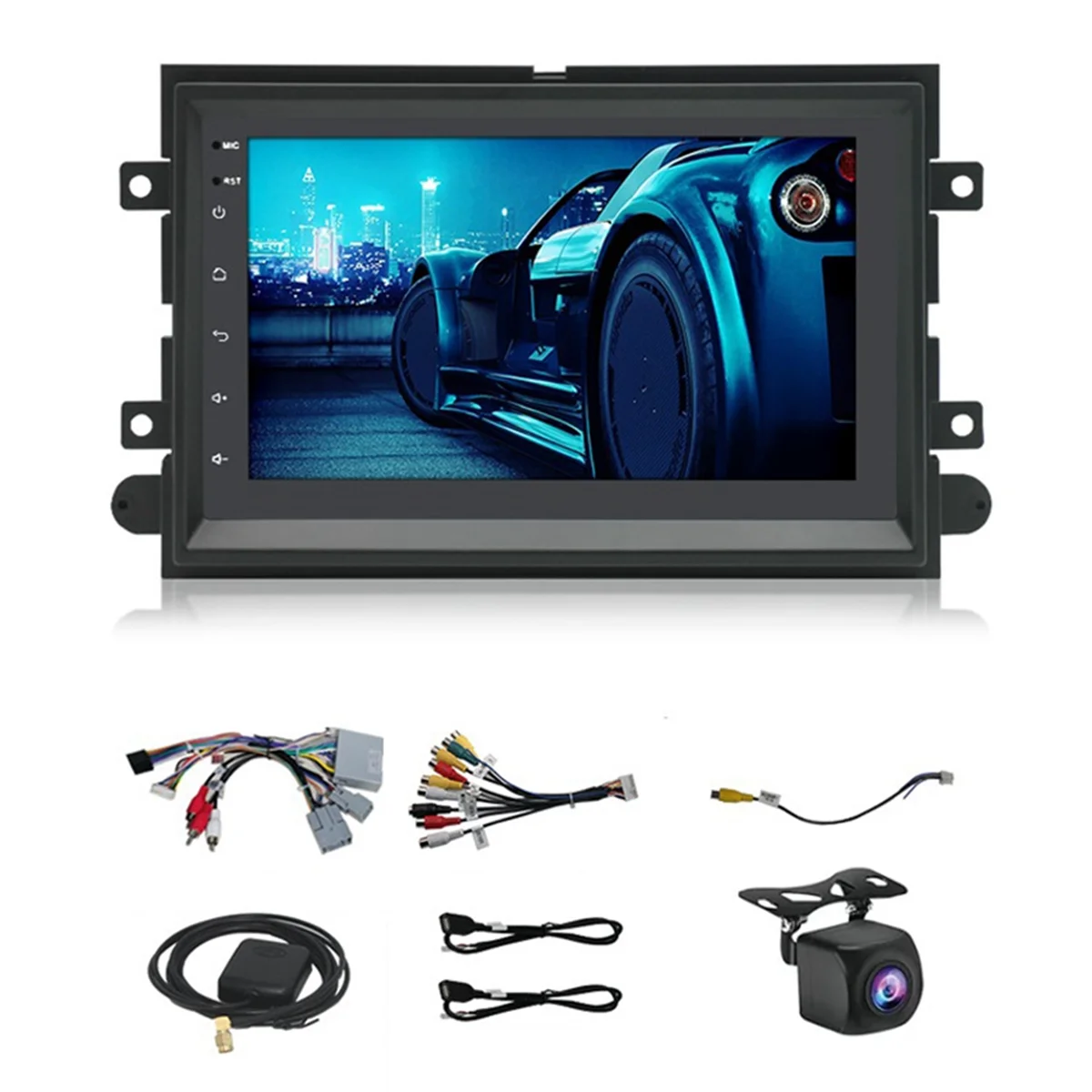 

Автомобильный радиоприемник Android 13 для Ford F150/F250/F350 2004-2014, беспроводной Carplay и Android Auto, 7-дюймовый сенсорный экран, 2 Гб + 32 ГБ, стерео